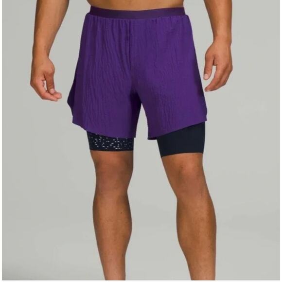 Lululemon Surge Lined Short Special Edition Petrol Purple - Picture 1 of 5